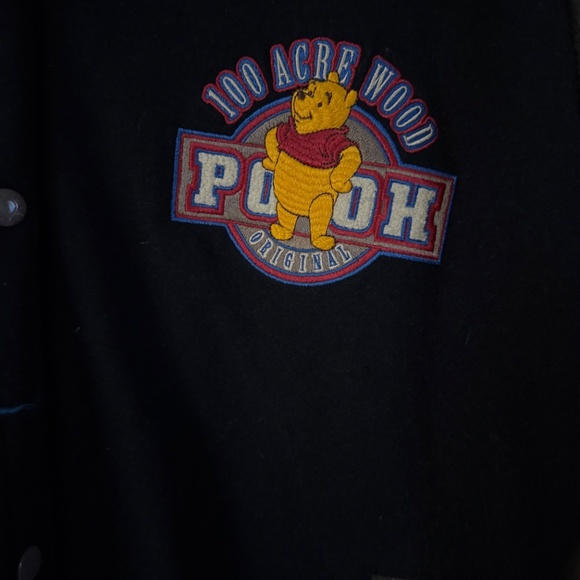 Disney Winnie the Pooh Varsity Jacket with hood XXL - Picture 2 of 5